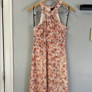Laundry By Shelli Segal Razor Back Multicolor Dress Sz 4